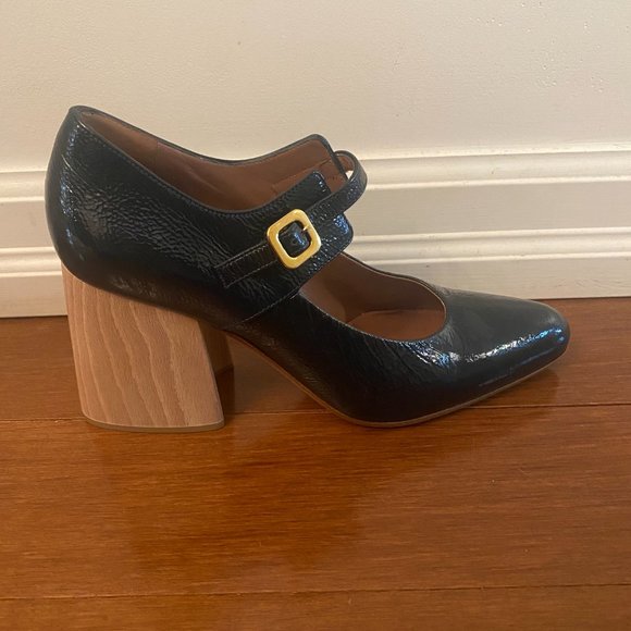 Rare Turquoise Marni Chunky Heels - Picture 3 of 4